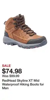 Cabela's RedHead Skyline XT Mid Waterproof Hiking Boots for Men offer