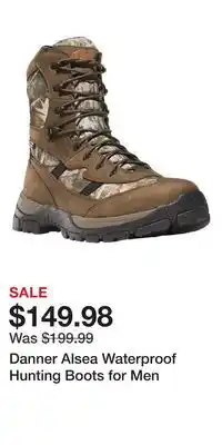 Cabela's Danner Alsea Waterproof Hunting Boots for Men offer