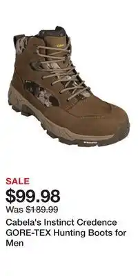 Cabela's Cabela's Instinct Credence GORE-TEX Hunting Boots for Men offer