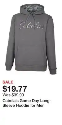 Cabela's Cabela's Game Day Long-Sleeve Hoodie for Men offer
