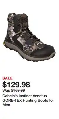Cabela's Cabela's Instinct Venatus GORE-TEX Hunting Boots for Men offer