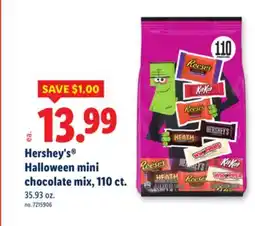 Lidl Hershey's Halloween mini chocolate mix offer