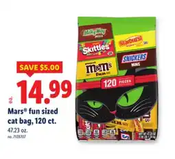 Lidl Mars fun sized cat bag offer