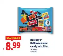 Lidl Hershey's Halloween mini candy mix offer