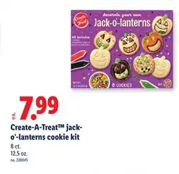 Lidl Create-A-Treat jack-o'-lanterns cookie kit offer