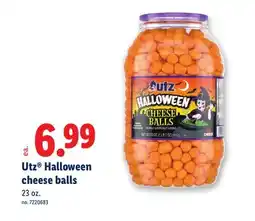 Lidl Utz Halloween cheese balls offer