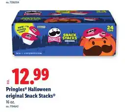 Lidl Pringles Halloween original Snack Stacks offer