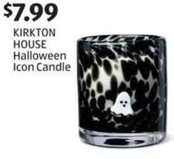 Aldi Kirkton house halloween icon candle offer