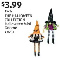 Aldi The halloween collection halloween mini gnome offer