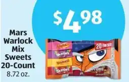 Aldi Mars Warlock Mix Sweets 20-Count offer