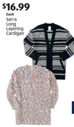 Aldi Serra Long Layering Cardigan offer