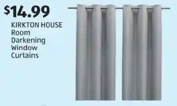 Aldi Kirkton house room darkening window curtains offer