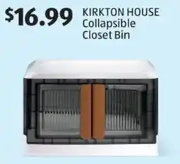 Aldi Kirkton house Collapsible Closet Bin offer