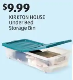 Aldi Kirkton house under bed storage bin offer