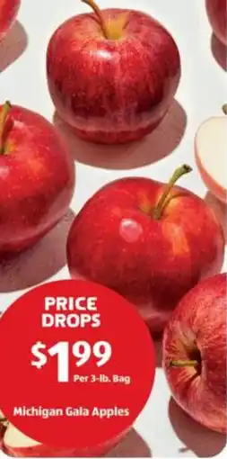 Aldi Michigan Gala Apples offer