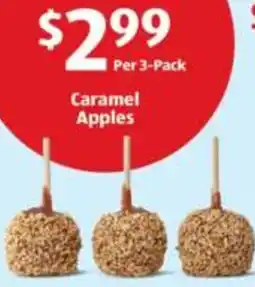Aldi Caramel Apples Per 3-Pack offer