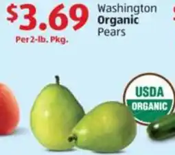 Aldi Washington Organic Pears offer