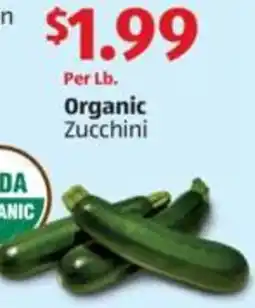 Aldi Organic Zucchini offer