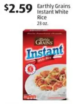 Aldi Earthly Grains Instant White Rice offer