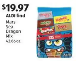 Aldi Mars Sea Dragon Mix Skittles Twix offer