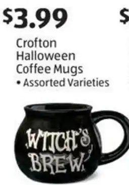Aldi Crofton Halloween Coffee Mugs offer