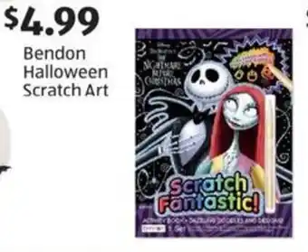 Aldi Bendon Halloween Scratch Art offer