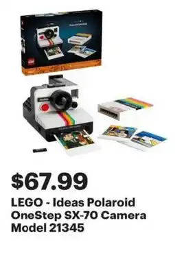 Best Buy LEGO - Ideas Polaroid OneStep SX-70 Camera Model 21345 offer
