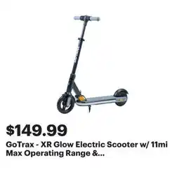 Best Buy GoTrax-XR Glow Electric Scooter w/ 11mi Max Operating Range &... offer