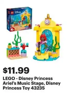 Best Buy LEGO - Disney Princess Ariel's Music Stage, Disney Princess Toy 43235 offer