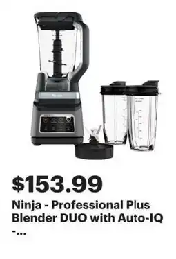 Best Buy Ninja - Professional Plus Blender DUO with Auto-IQ offer