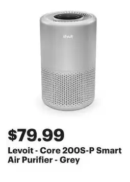 Best Buy Levoit - Core 200S-P Smart Air Purifier - Grey offer