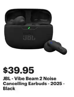 Best Buy JBL - Vibe Beam 2 Noise Cancelling Earbuds - 2025 - Black offer