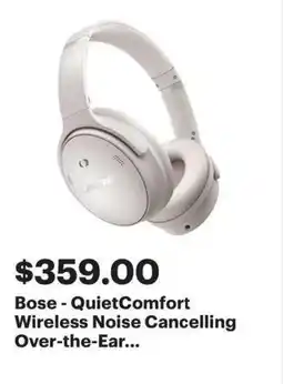 Best Buy Bose QuietComfort Wireless Noise Cancelling Over-the-Ear... offer