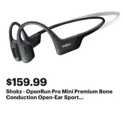 Best Buy Shokz - OpenRun Pro Mini Premium Bone Conduction Open-Ear Sport... offer