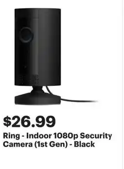 Best Buy Ring - Indoor 1080p Security Camera (1st Gen) - Black offer