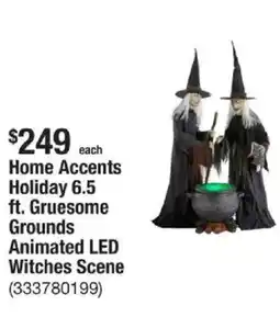 The Home Depot Home accents holiday 6.5 ft. gruesome grounds offer