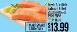 Hmart Fresh scottish salmon fillet offer