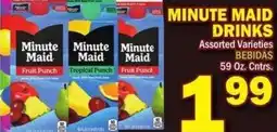 Bravo Supermarkets Minute maid drinks offer