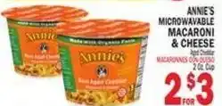 Bravo Supermarkets Annie's microwavable macaroni & cheese offer