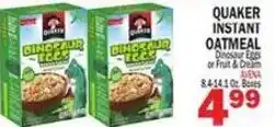 Bravo Supermarkets Quaker instant oatmeal offer