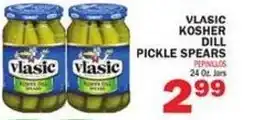 Bravo Supermarkets Vlasic kosher oi dill pickle spears offer