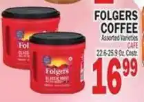 Bravo Supermarkets Folgers coffee offer