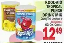 Bravo Supermarkets Kool-aid tropical punch drink mix offer