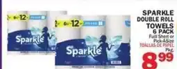 Bravo Supermarkets Sparkle double roll towels 6 pack offer
