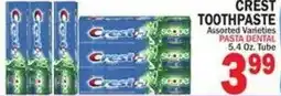 Bravo Supermarkets Crest toothpaste offer