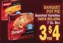 Bravo Supermarkets Banquet pot pie offer