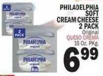 Bravo Supermarkets Philadelphia soft cream cheese 2 pack original offer