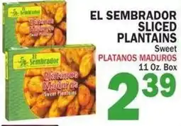 Bravo Supermarkets El sembrador sliced plantains offer