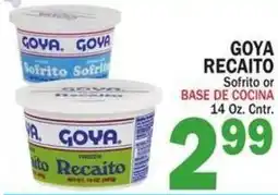Bravo Supermarkets Goya recaito offer
