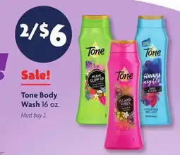 Family Dollar Tone Body Wash offer